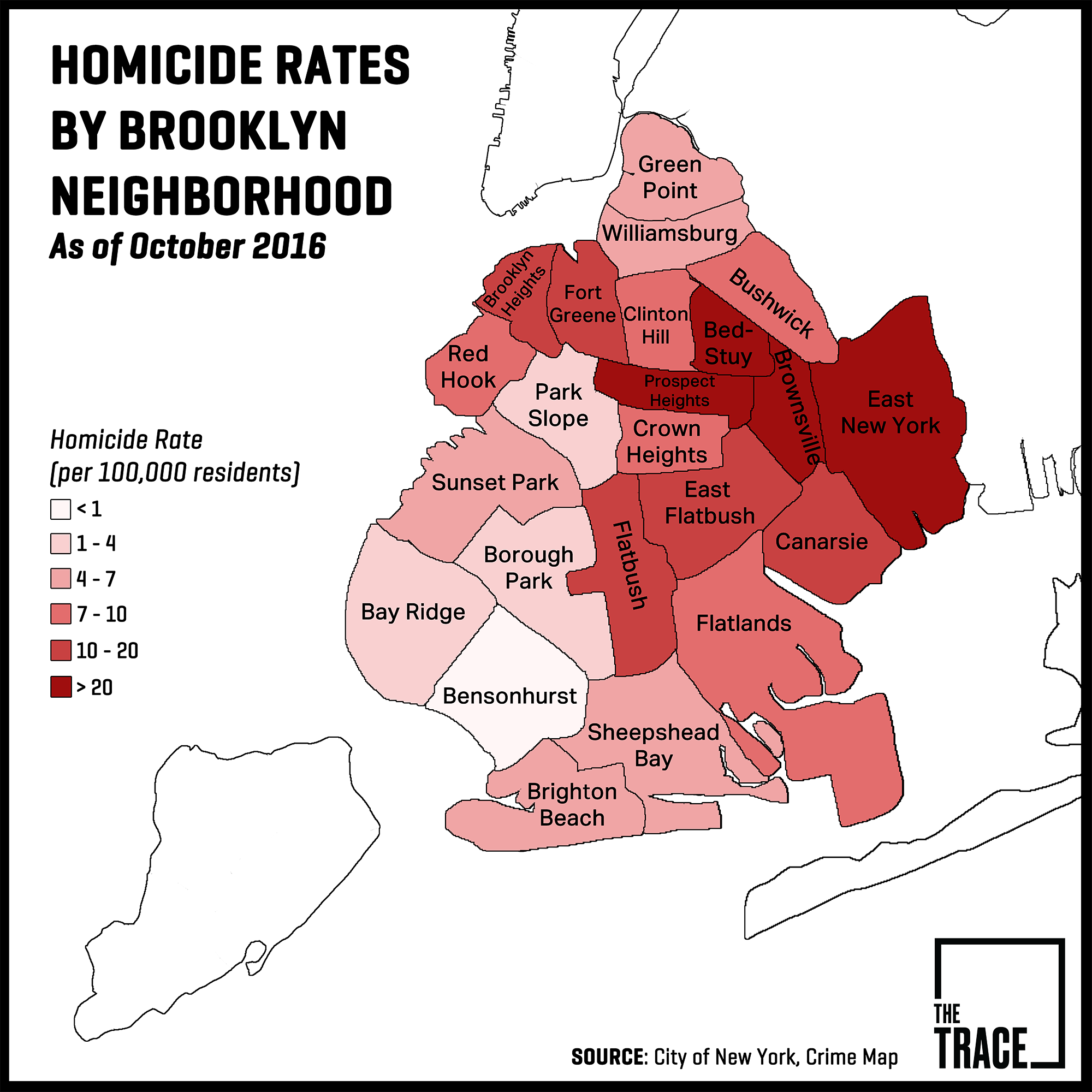 Brooklyn Gang Map